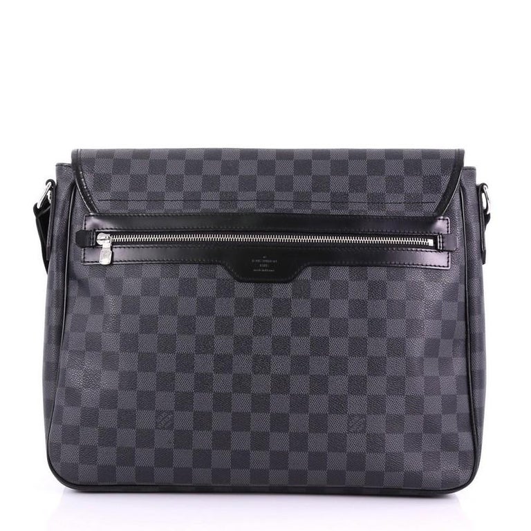 Louis Vuitton Daniel Messenger Bag Damier Graphite GM at 1stDibs