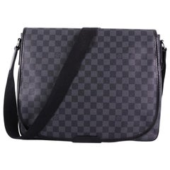 Louis Vuitton Daniel Messenger Bag Damier Graphite GM