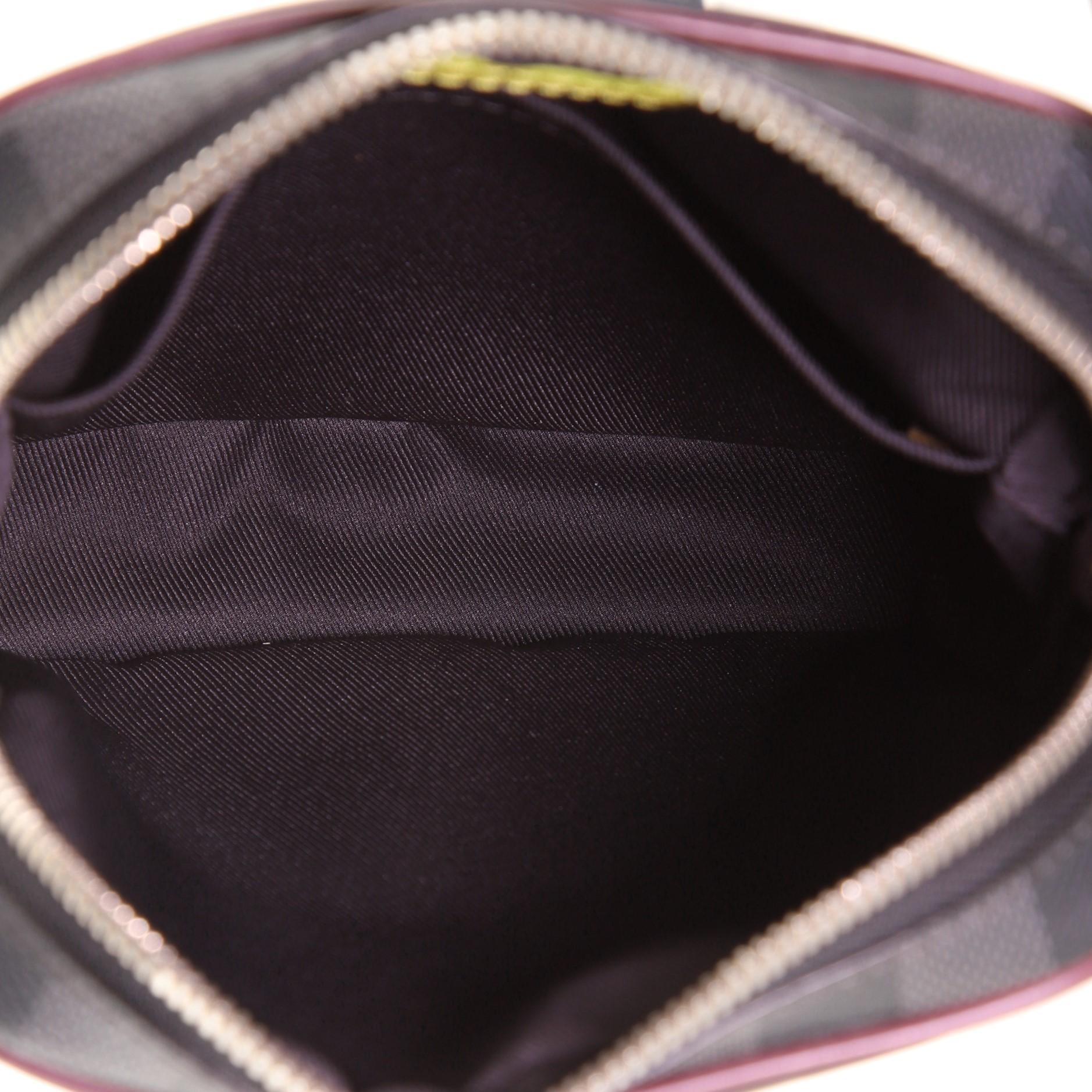 Women's or Men's Louis Vuitton Danube Handbag Epi Leather and Damier Graphite Slim