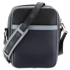 Louis Vuitton Danube Handbag Epi Leather and Monogram Eclipse Canvas PM