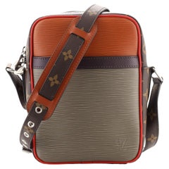 Louis Vuitton Danube Handtasche Epi Leder mit Monogramm aus Segeltuch