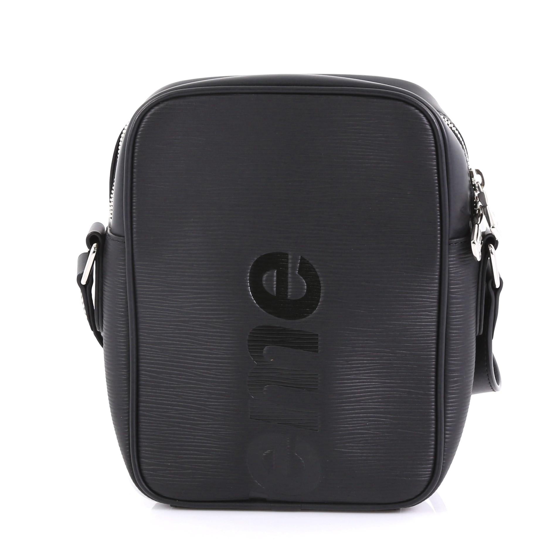 Black Louis Vuitton Danube Handbag Limited Edition Supreme Epi Leather PM