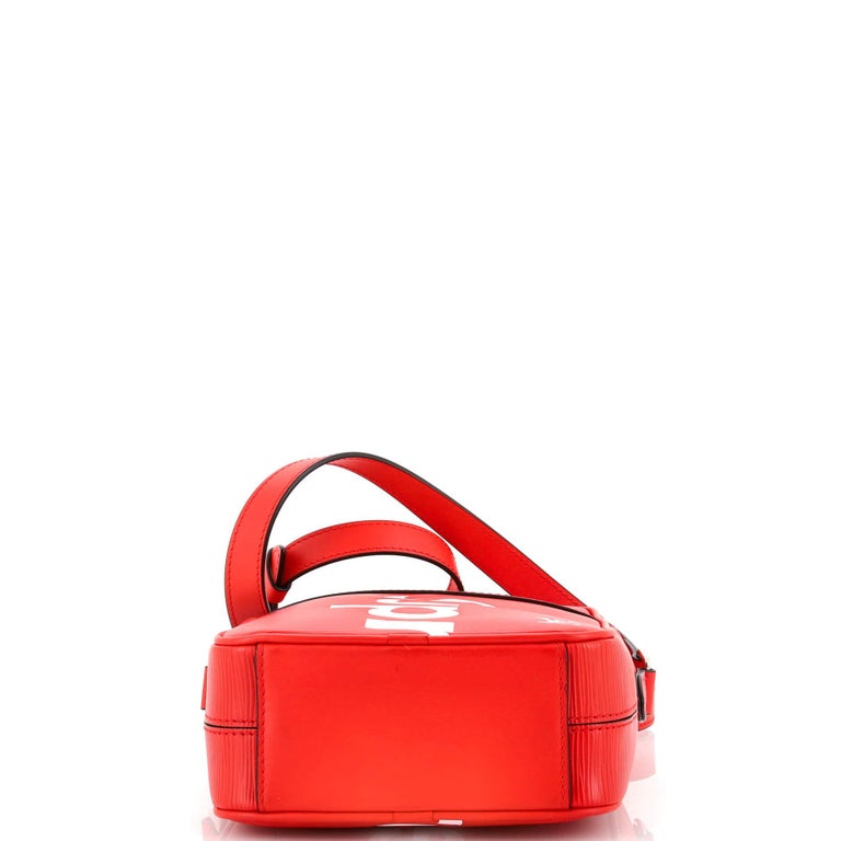 Louis Vuitton Danube Handbag Limited Edition Supreme Epi Leather PM Red
