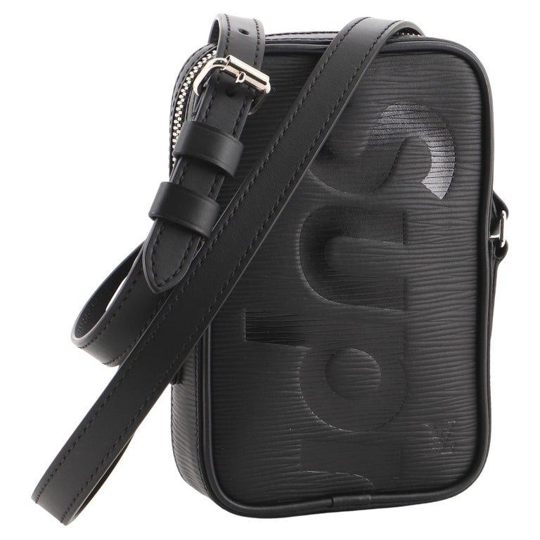 Louis Vuitton Black Epi Leather X Supreme Danube Bag at 1stDibs