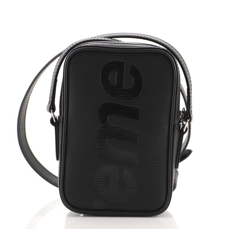 Black Louis Vuitton Danube Handbag Limited Edition Supreme Epi Leather PPM