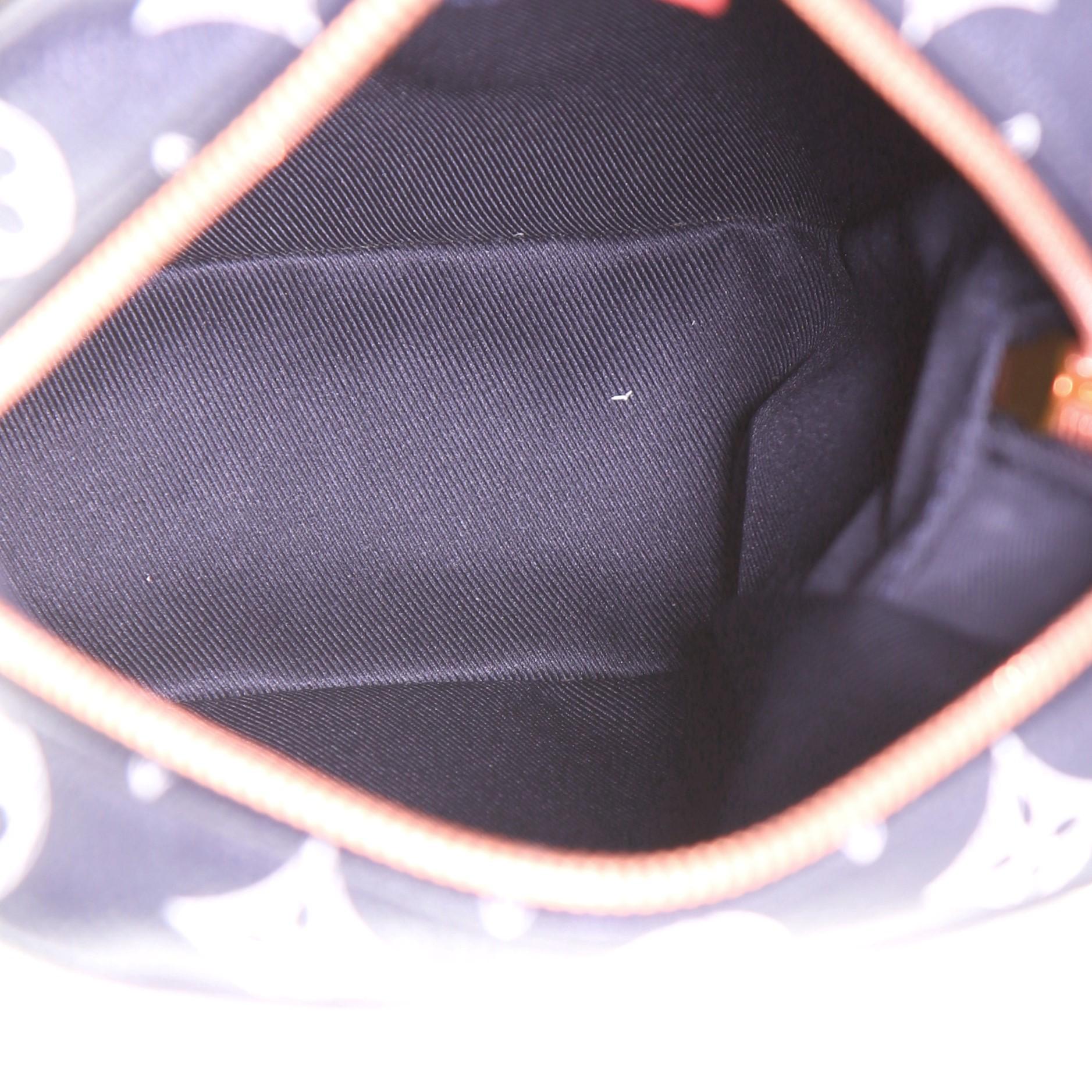 Louis Vuitton Danube Handbag Limited Edition Upside Down Monogram Ink PM In Good Condition In Irvine, CA