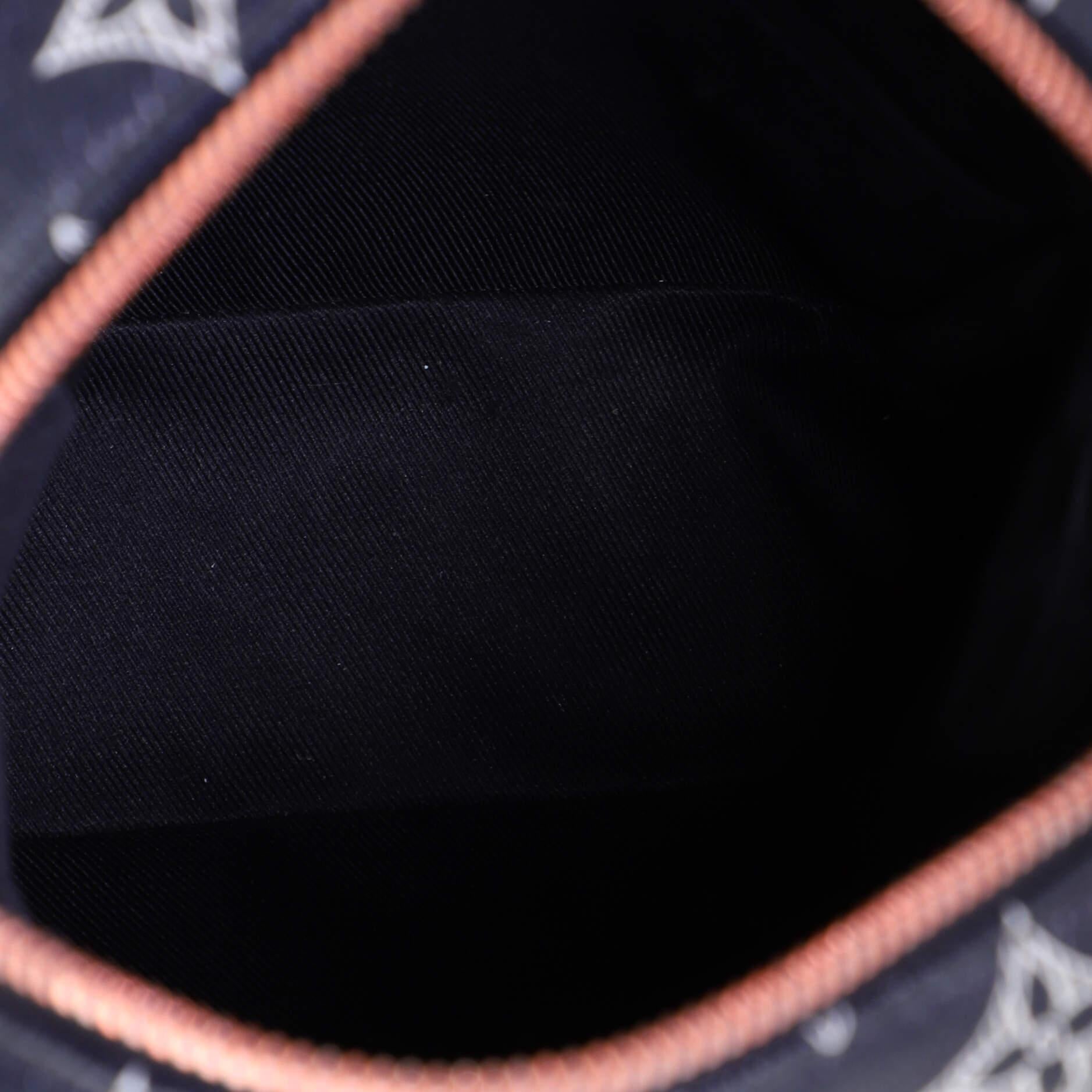 Black Louis Vuitton Danube Handbag Limited Edition Upside Down Monogram Ink PM