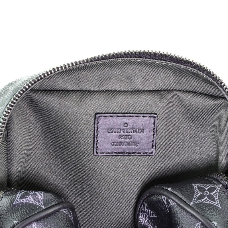 Black  Louis Vuitton Danube Handbag Limited Edition Vivienne Monogram Eclipse P