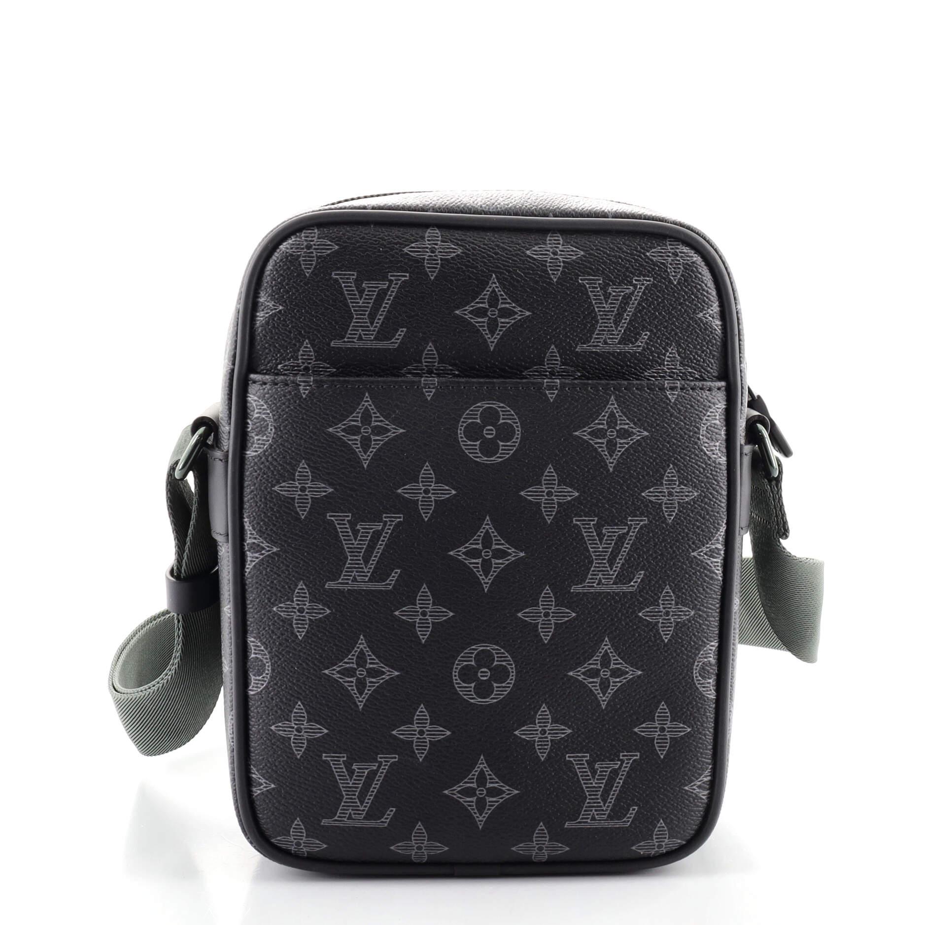 Louis Vuitton Danube Handbag Limited Edition Vivienne Monogram Eclipse PM In Good Condition In NY, NY