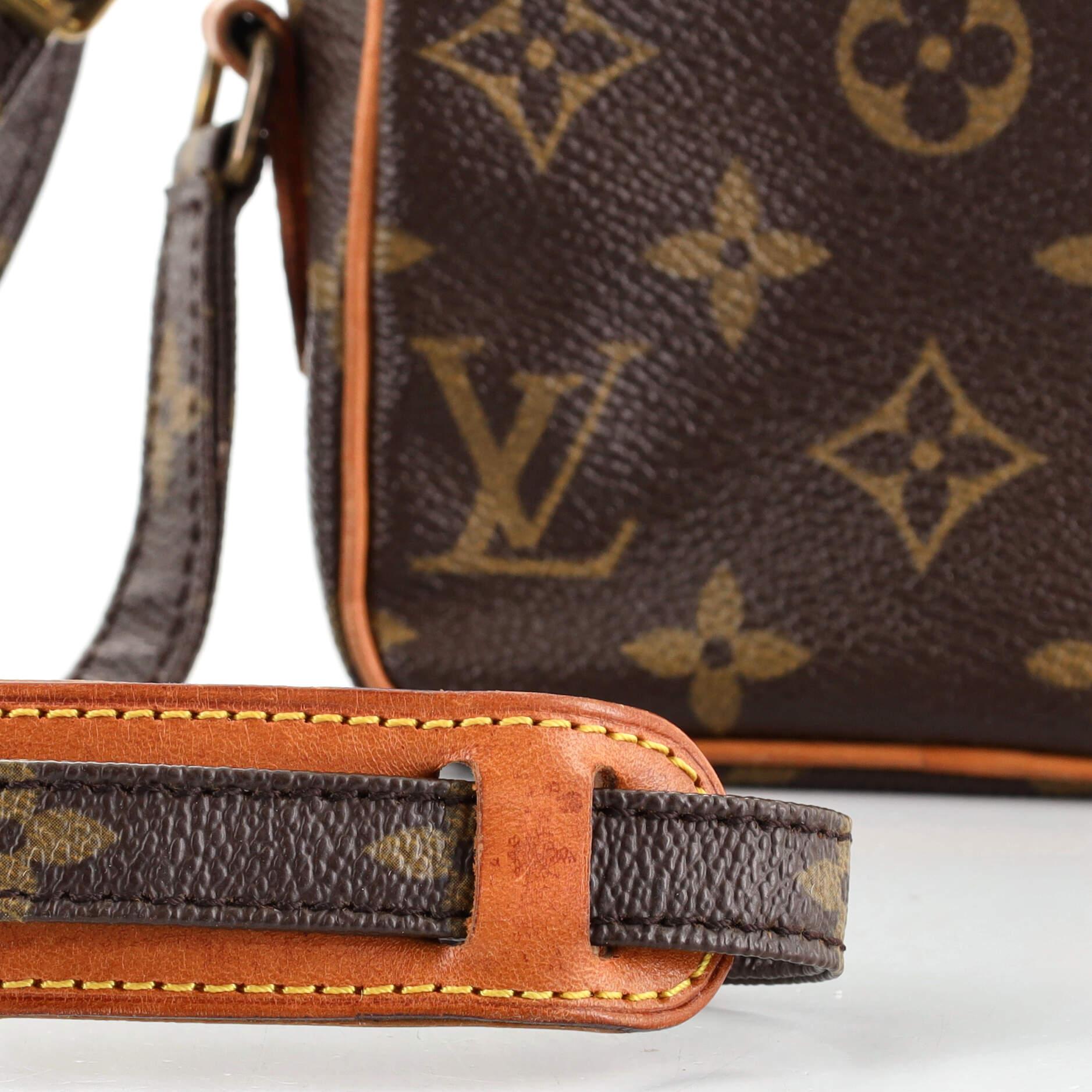 Louis Vuitton Danube Handtasche mit Monogramm aus Segeltuch Mini 4