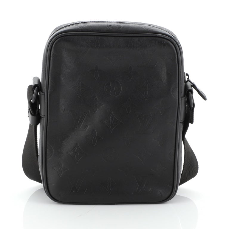 Louis Vuitton Danube Handbag Monogram Shadow Leather PM at 1stDibs