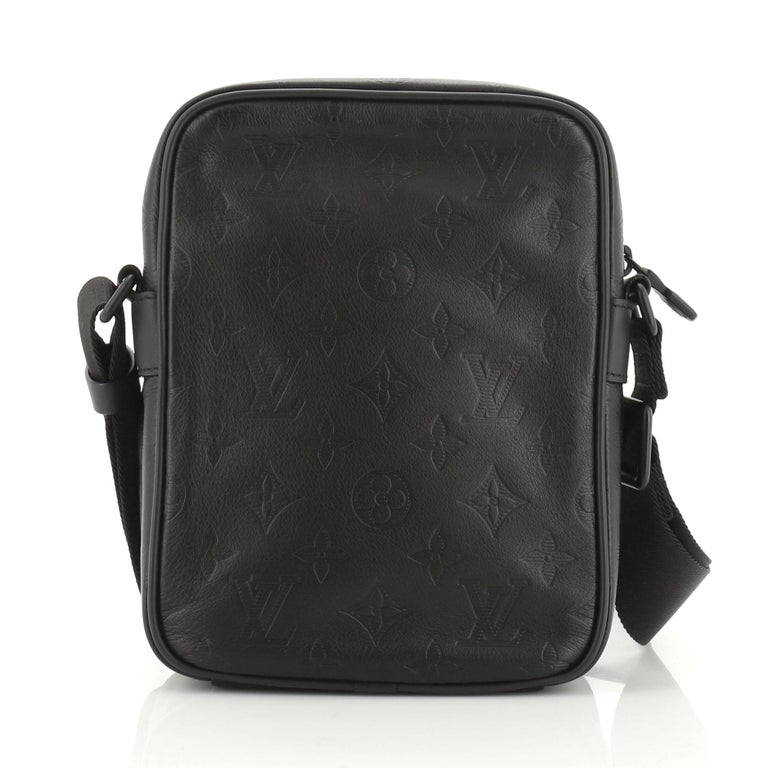 Louis Vuitton Danube Handbag Monogram Shadow Leather PM at 1stDibs