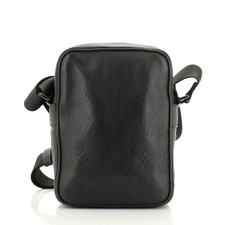 Louis Vuitton Danube Handbag Monogram Shadow Leather PM For Sale at 1stdibs
