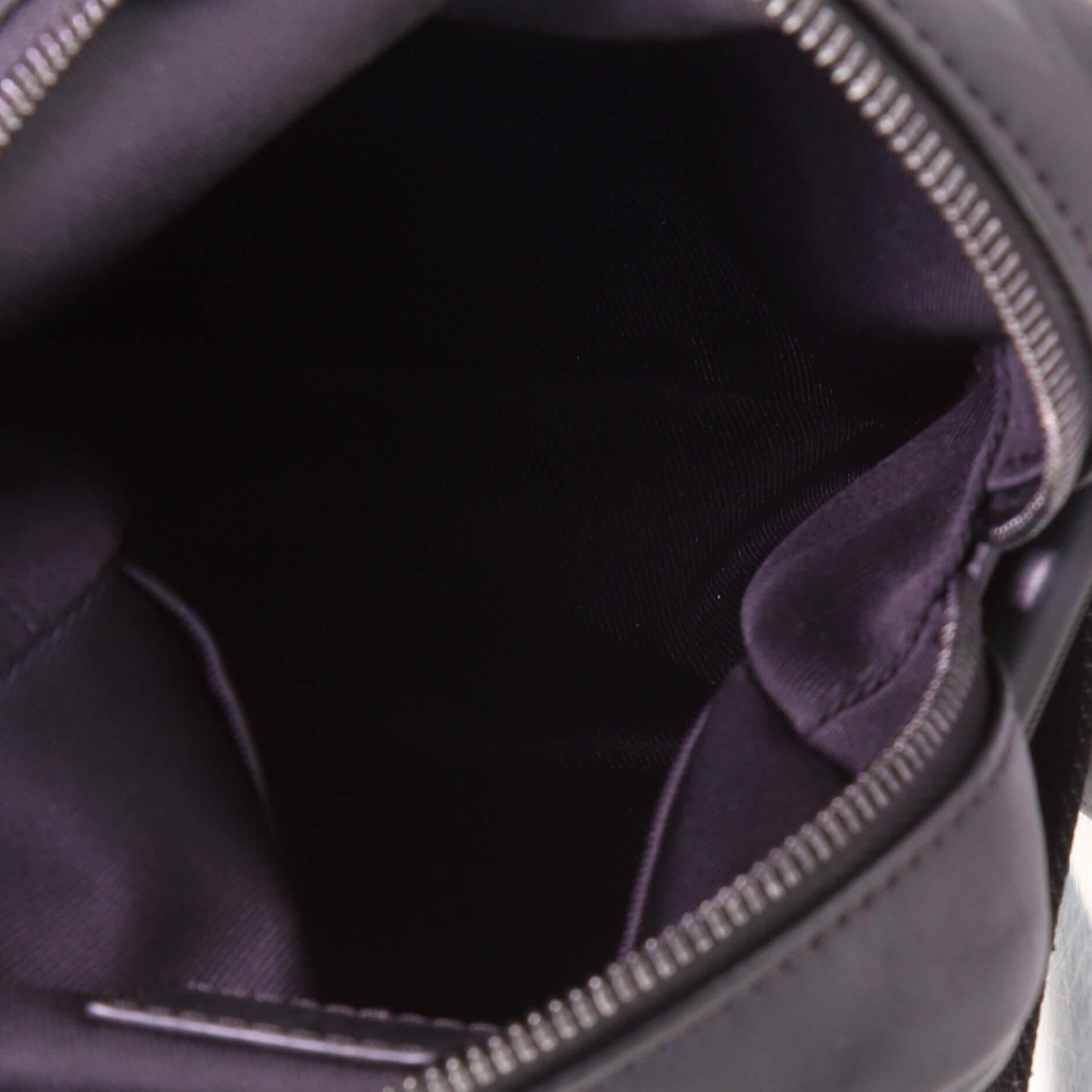 Louis Vuitton Danube Handbag Monogram Shadow Leather PM 1