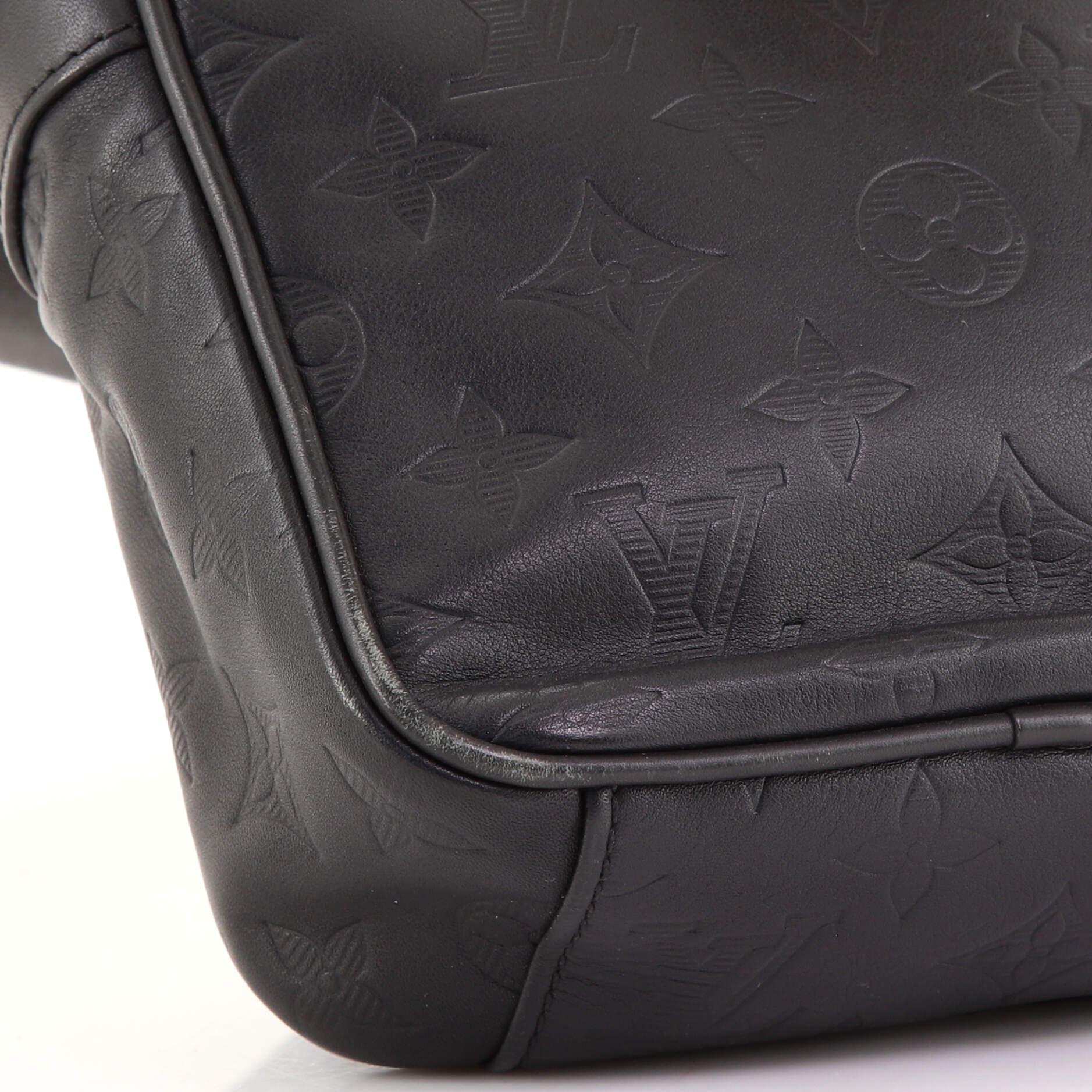 Louis Vuitton Danube Handbag Monogram Shadow Leather PM 2