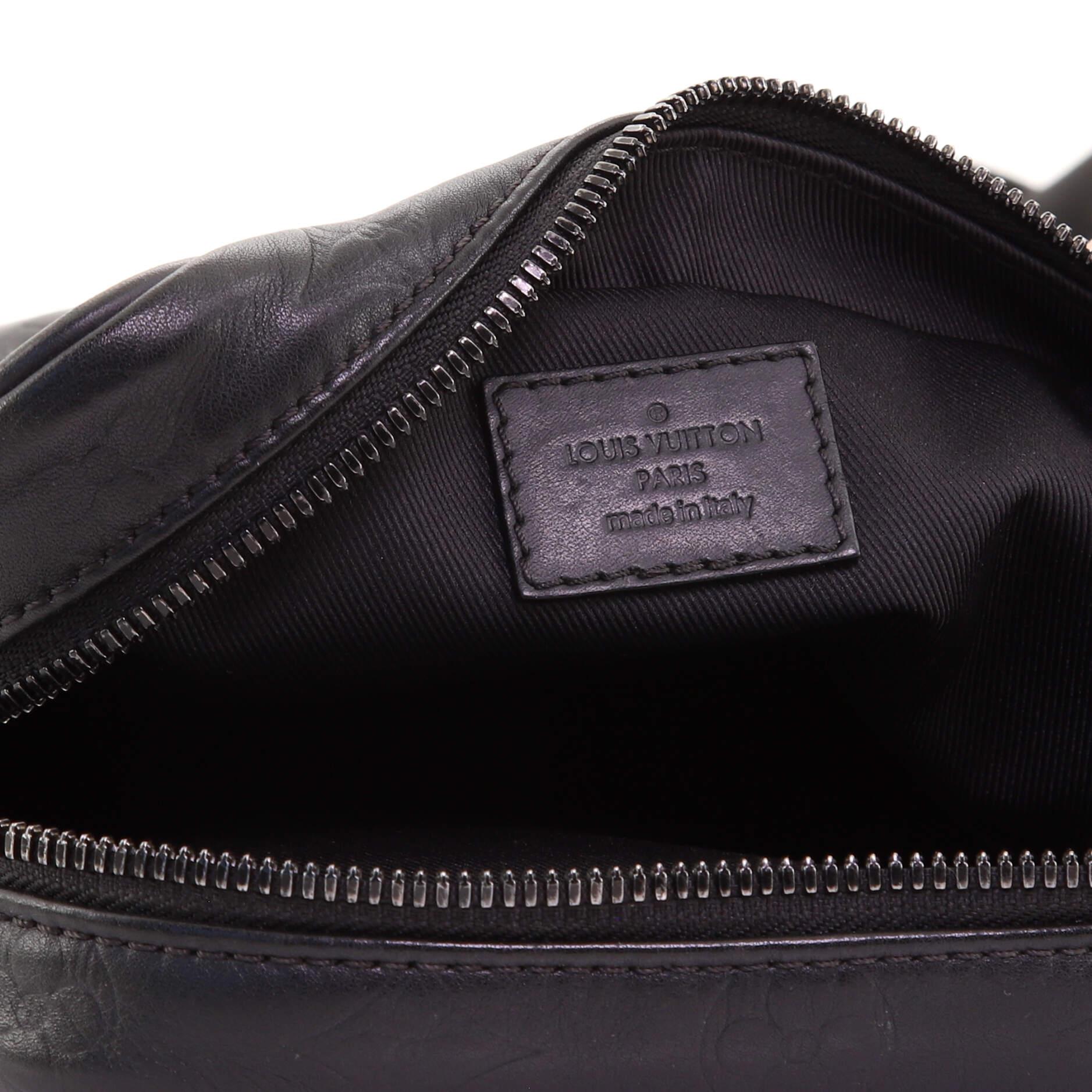 Louis Vuitton Danube Handbag Monogram Shadow Leather PM 4