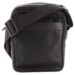 Louis Vuitton Danube Handbag Monogram Shadow Leather PM