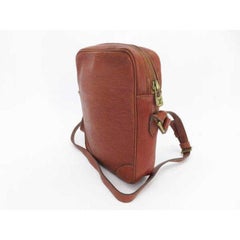 Louis Vuitton Danube Kenya 234370 Brown Epi Leather Cross Body Bag