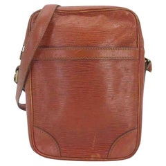Louis Vuitton Danube Kenya 234370 Brown Epi Leather Cross Body Bag