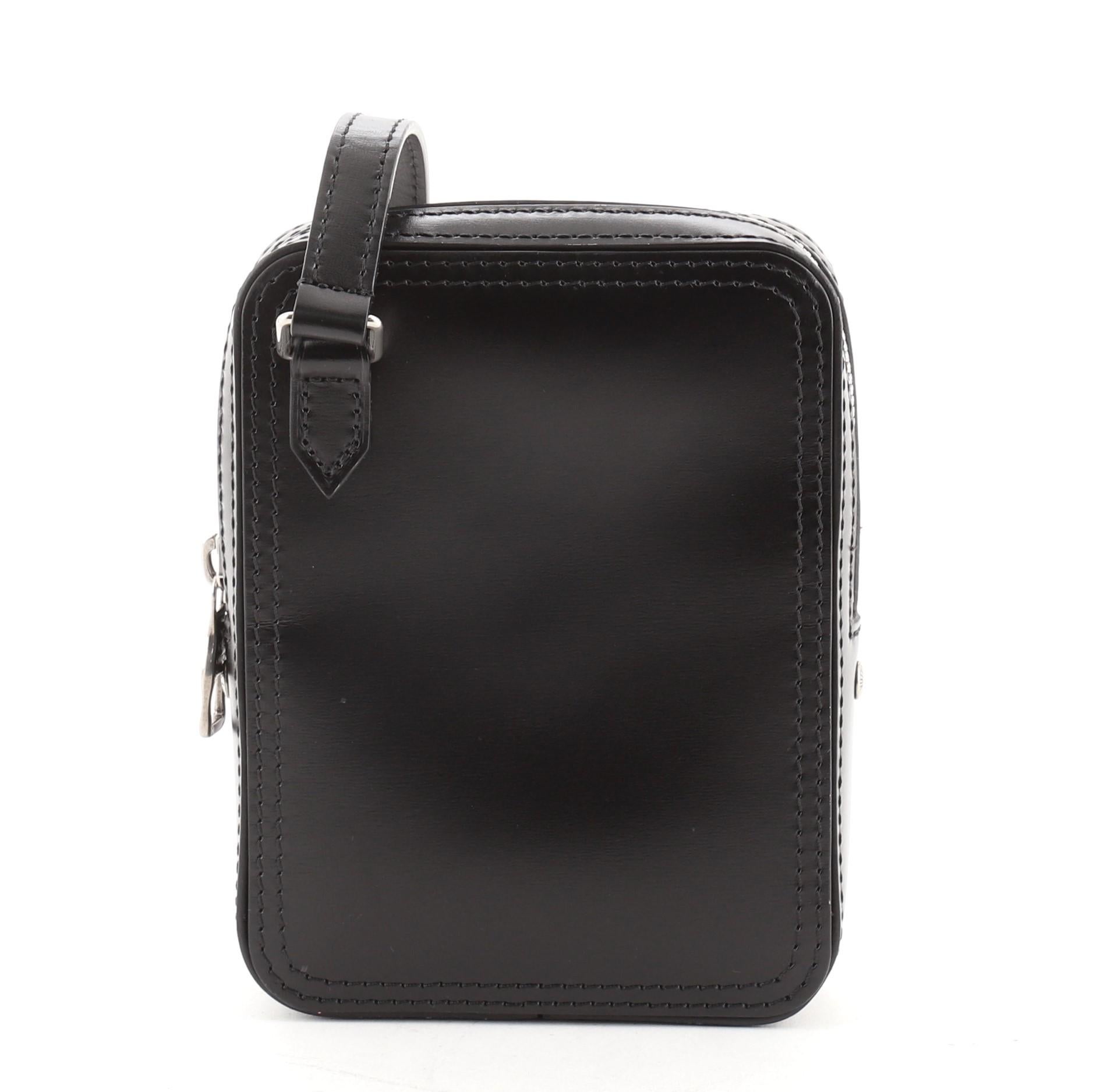 Louis Vuitton Danube Messenger Bag Limited Edition Charm Leather PPM Black  6609410