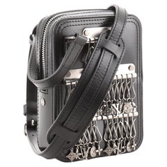 Louis Vuitton Danube Messenger Bag Limited Edition Charm Leather PPM Black
