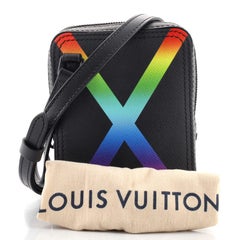 Louis Vuitton Danube Messenger Bag Rainbow Taiga Leather