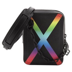 Louis Vuitton Danube Messenger Bag Rainbow Taiga Leather