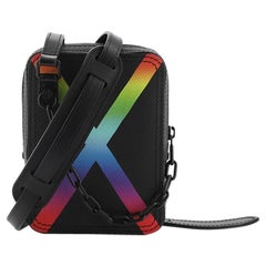 Louis Vuitton Danube Messenger Bag Rainbow Taiga Leather