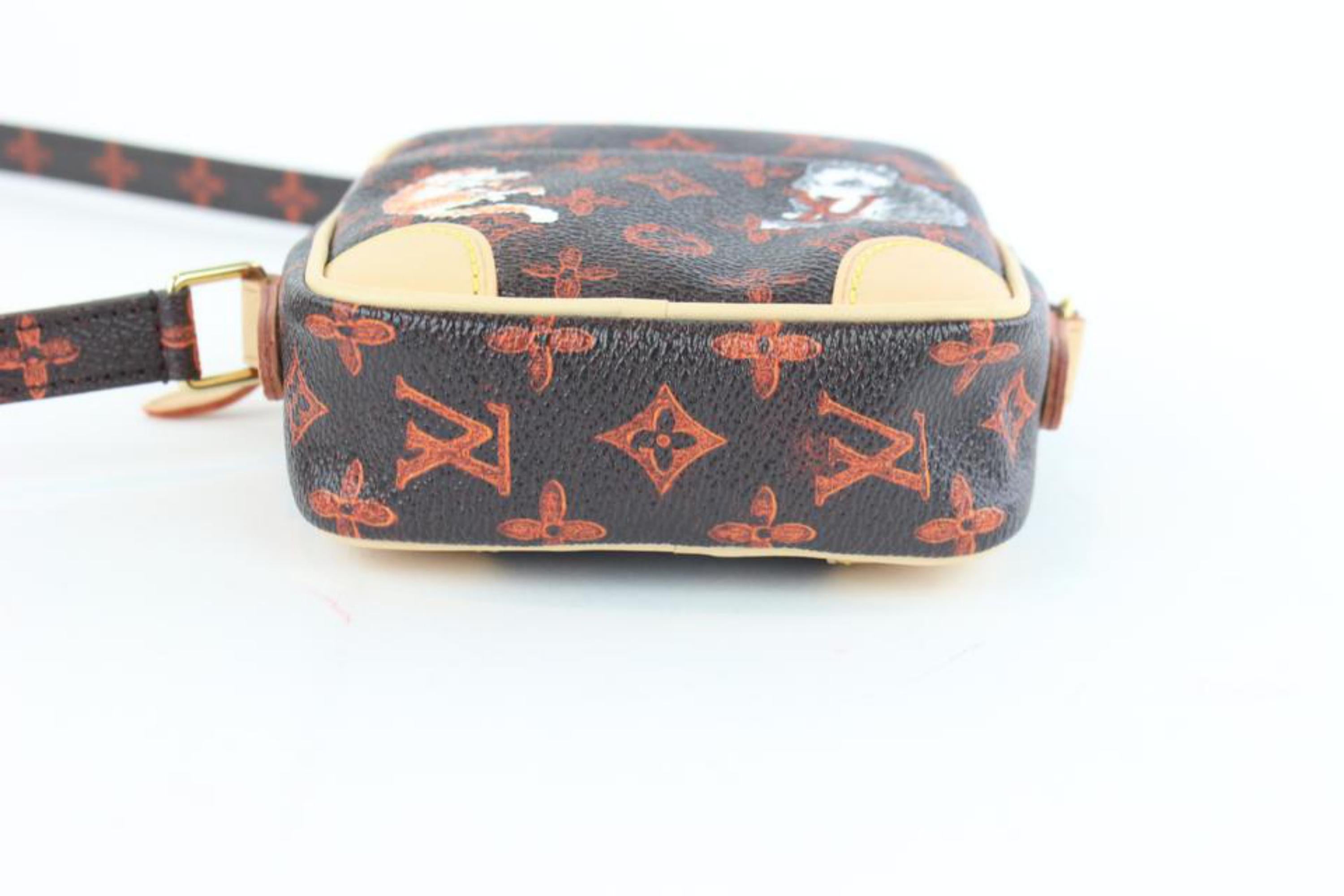 Louis Vuitton Danube (Rare) Grace  Mini Paname 26lz1029 Black Cross Body Bag For Sale 7
