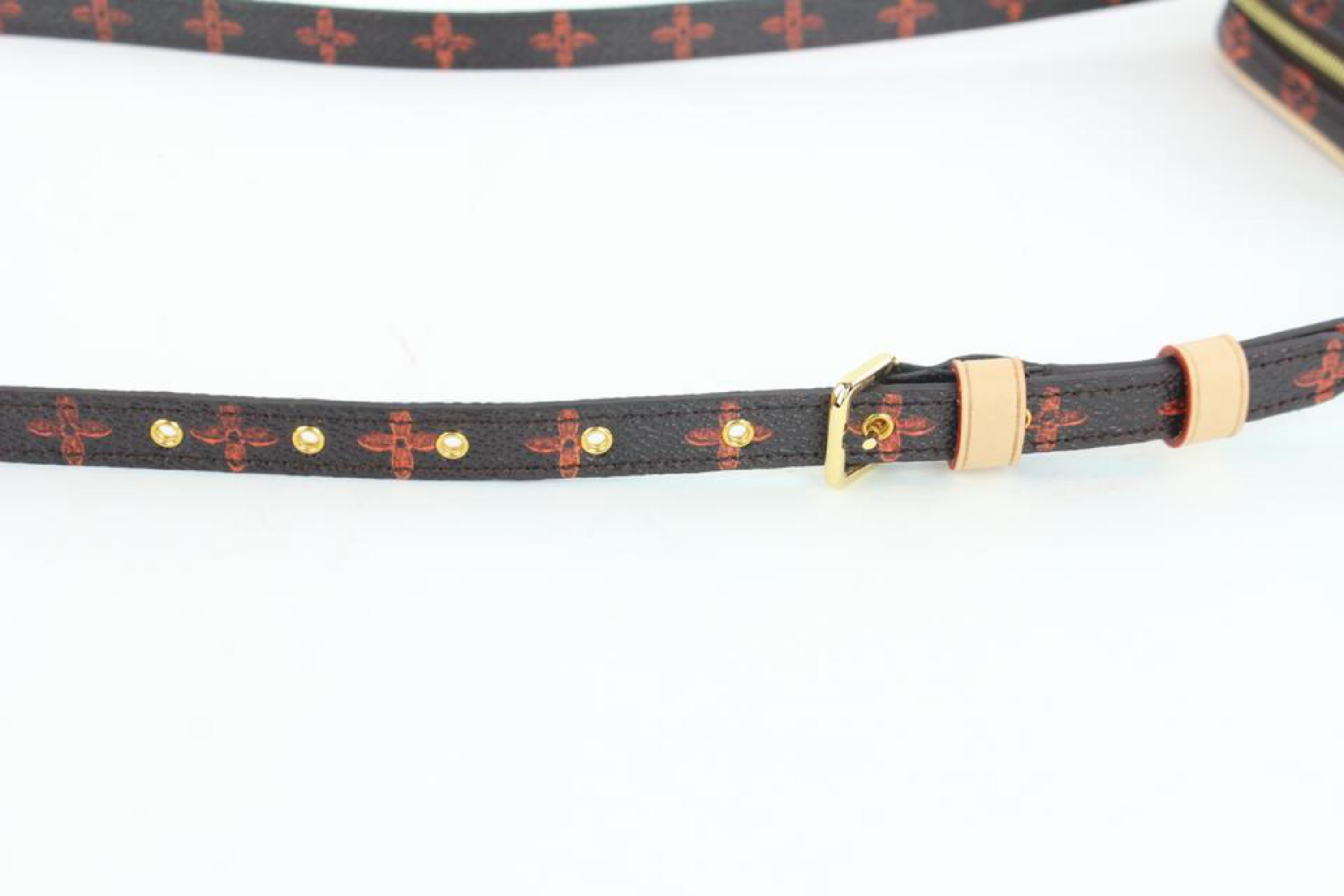 Louis Vuitton Danube (Rare) Grace  Mini Paname 26lz1029 Black Cross Body Bag For Sale 8