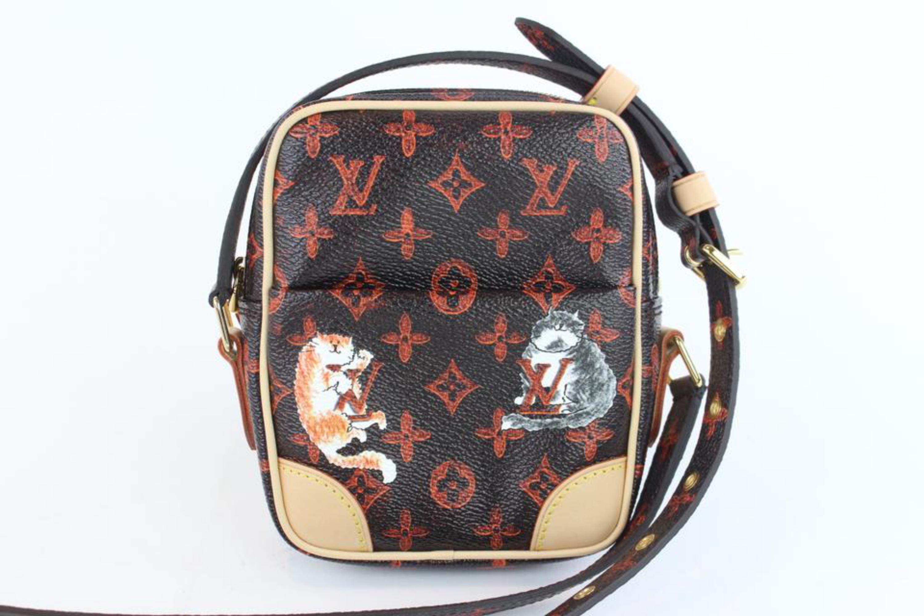 Louis Vuitton Danube (Rare) Grace  Mini Paname 26lz1029 Black Cross Body Bag For Sale 2