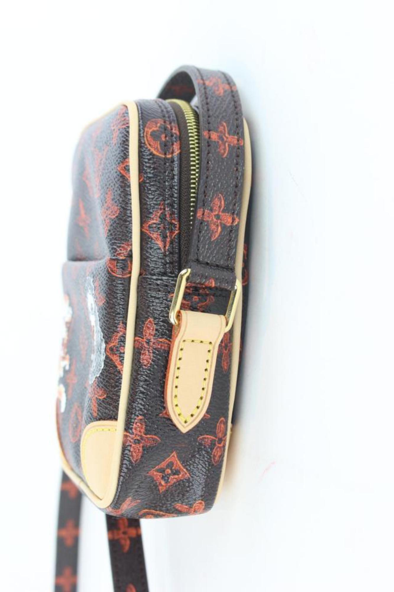 Louis Vuitton Danube (Rare) Grace  Mini Paname 26lz1029 Black Cross Body Bag For Sale 5