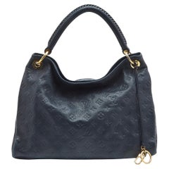 Used Louis Vuitton Dark Blue Monogram Empreinte Artsy MM bag