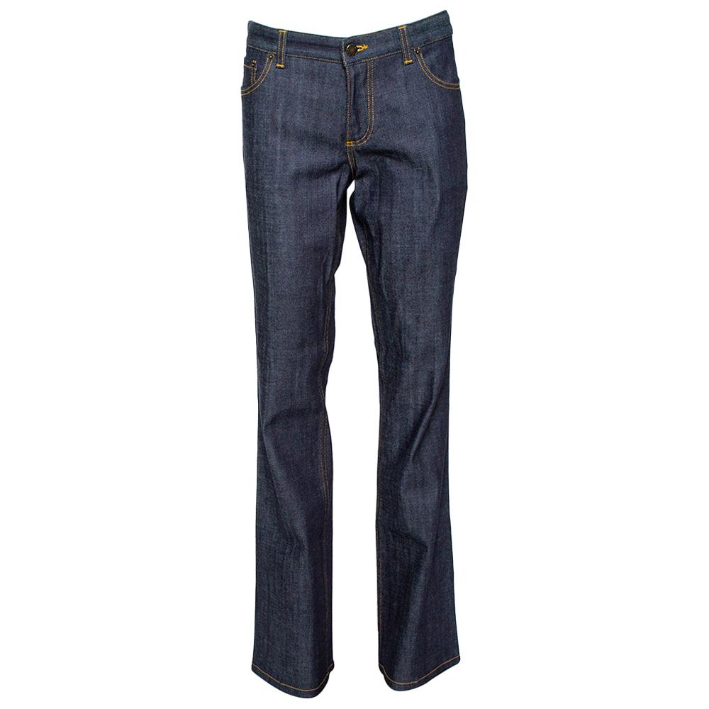 Louis Vuitton Brown Monogram Denim Jeans - For Sale on 1stDibs