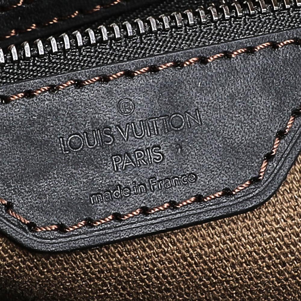 Louis Vuitton Dark Brown Leather Messenger Bag 3
