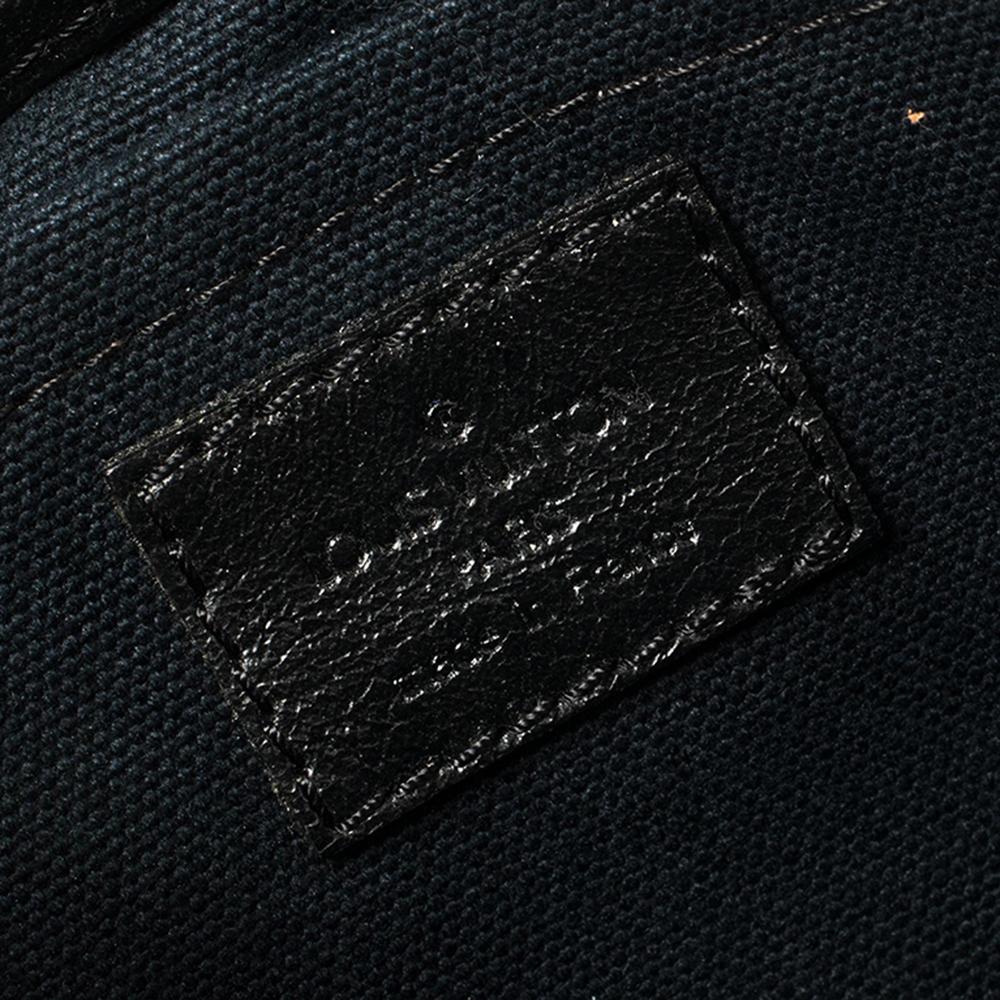 Women's Louis Vuitton Dark Brown Monogram Patent Leather Limited Edition Motard Clutch