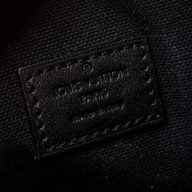 Louis Vuitton Dark Brown Monogram Patent Leather Motard Biker Bag 5