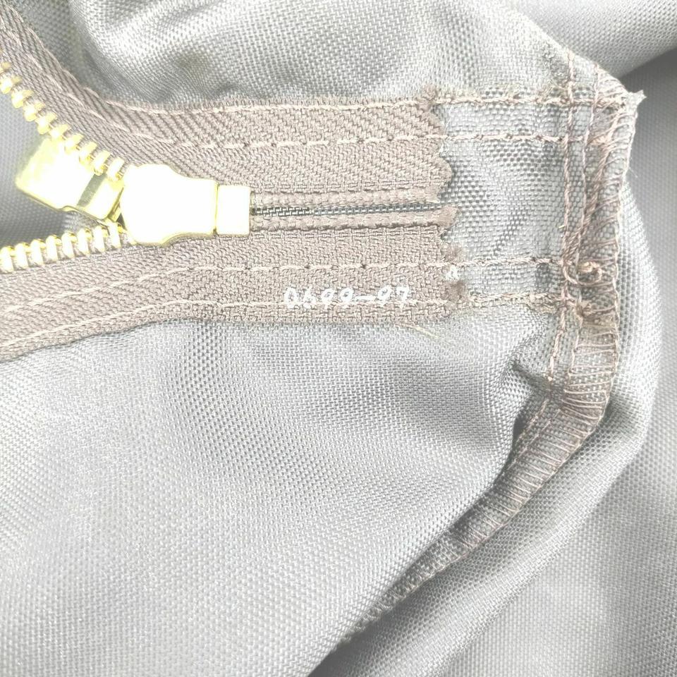 Louis Vuitton Dark Brown Nylon Garment Cover Bag Carrier 861019

