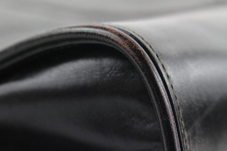 Louis Vuitton Dark Brown Soana Leather Gaston V Runway Sac Plat Tote 484lvs64