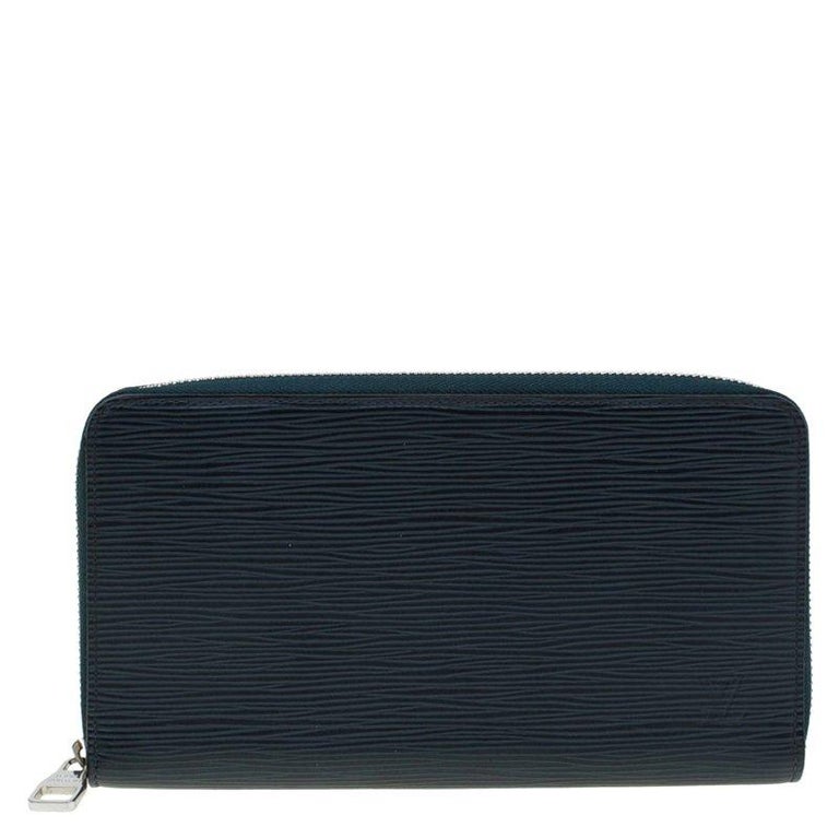 Louis Vuitton Dark Green Epi Leather Long Zippy Organizer Wallet at 1stDibs