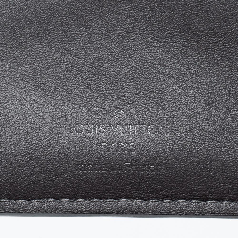 Women's Louis Vuitton Dark Grey Leather Multiple Wallet