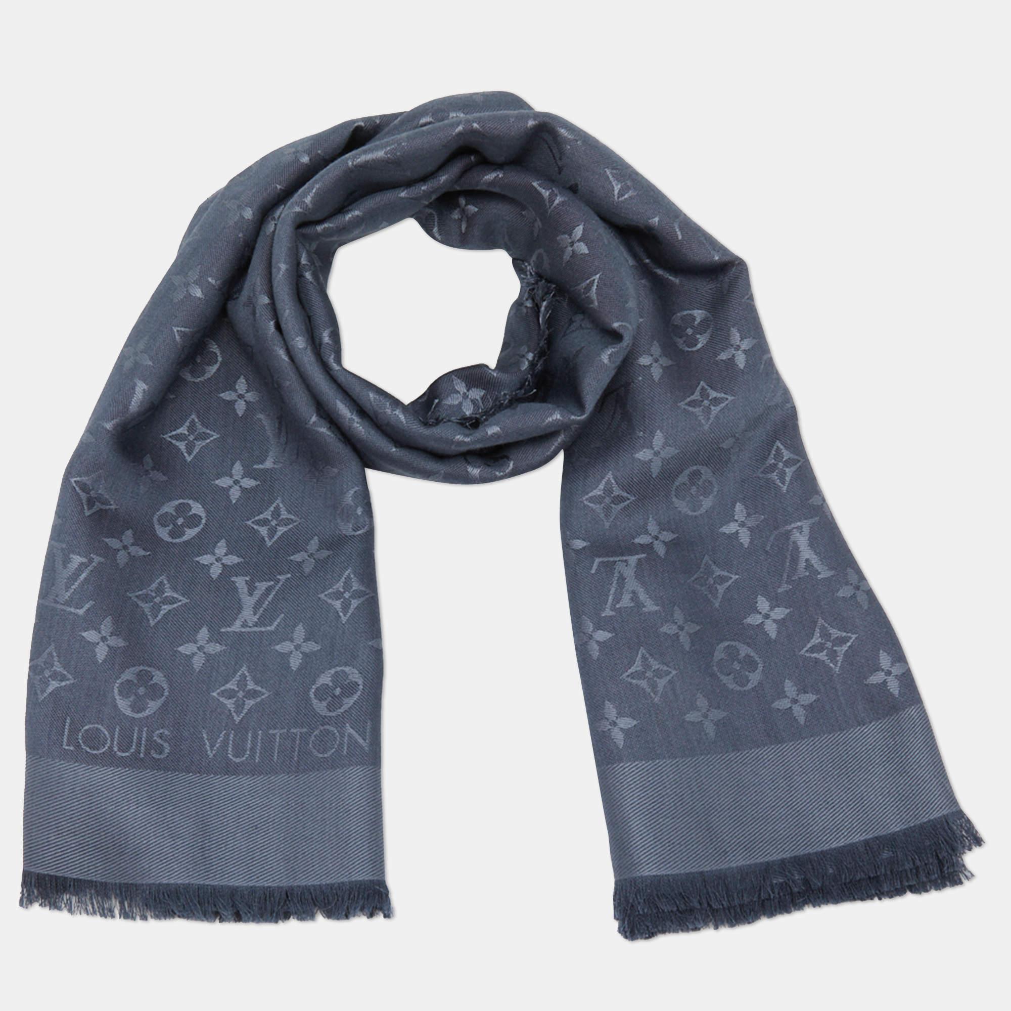 AUTH Pre-owned LOUIS VUITTON multicolor monogram twill scarf