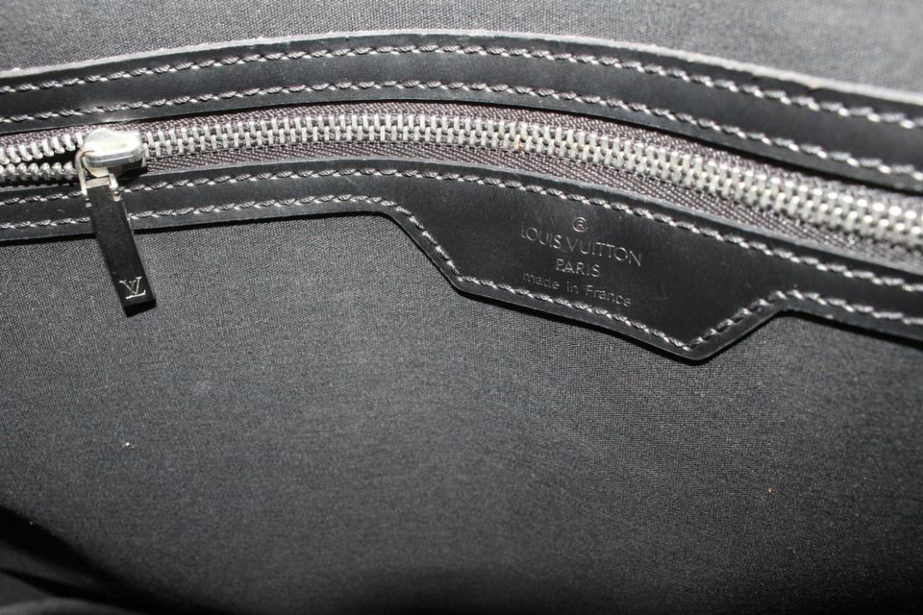 Louis Vuitton Dark Grey Monogram Vernis Mat Wilwood Tote Bag 3LV1018 For Sale 4