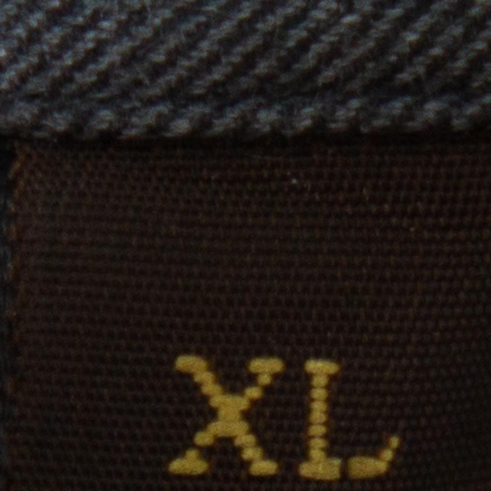 Men's Louis Vuitton Dark Grey Textured Cotton Button Front Shirt XL