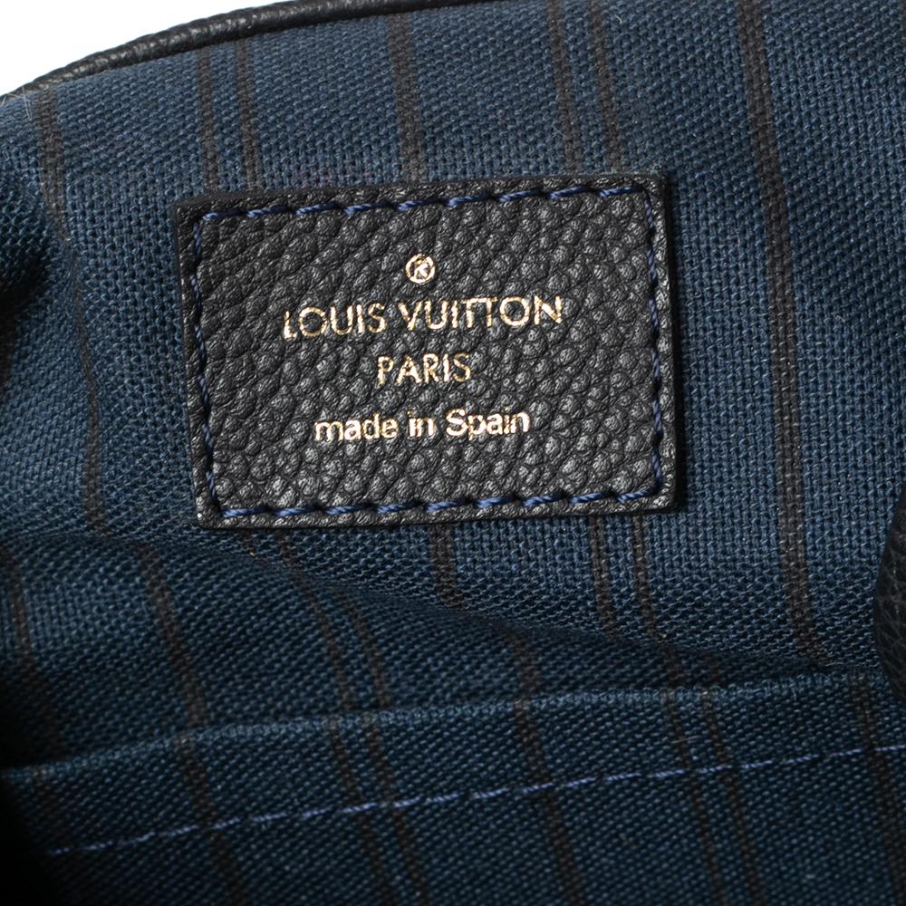 Louis Vuitton Dark Navy Blue Monogram Empreinte Leather Artsy MM Bag 2