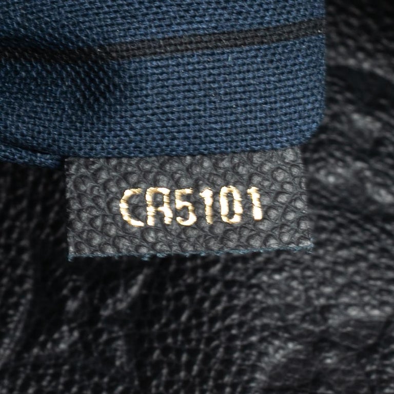 Louis Vuitton Artsy MM Navy Blue Leather Black ref.952661 - Joli