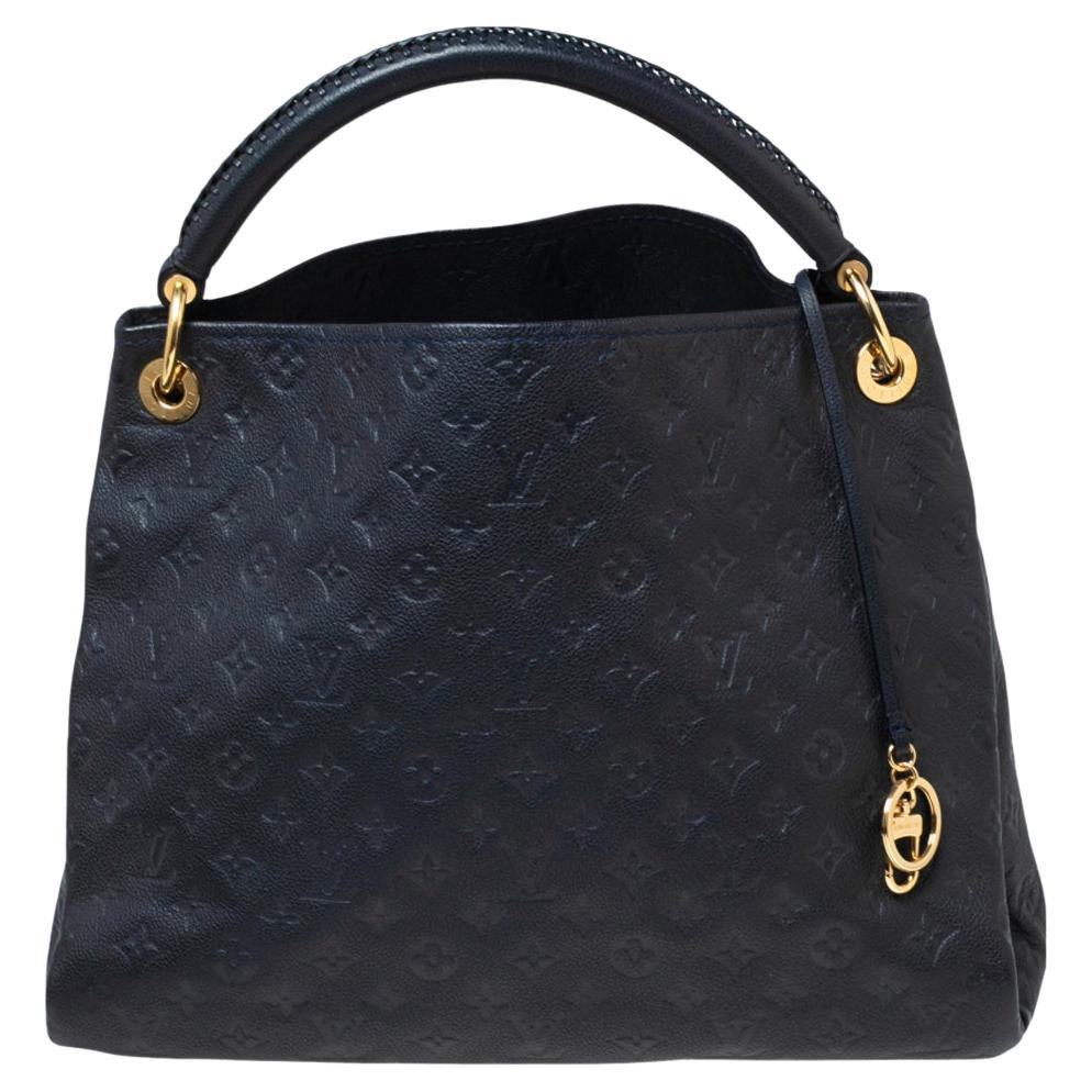 Louis Vuitton Artsy Medium Model Shopping Bag in Blue Empreinte