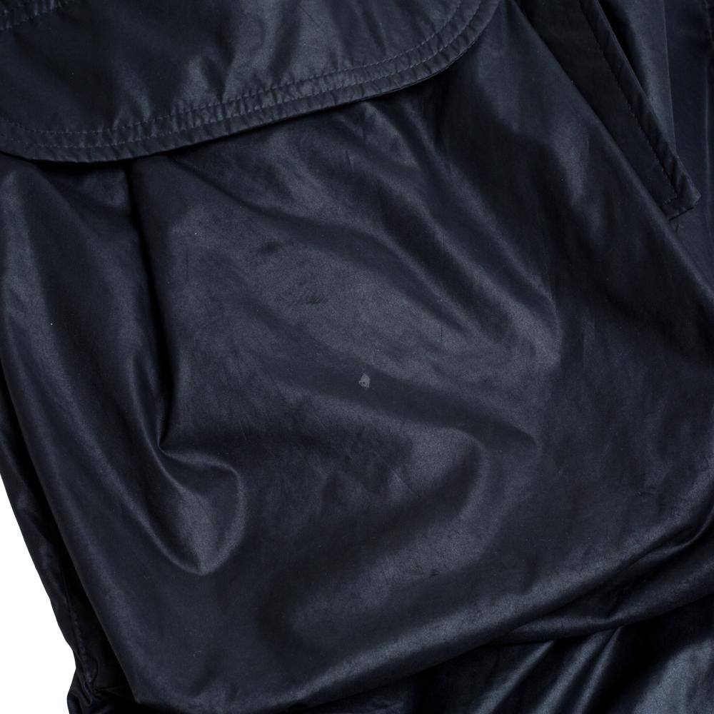 Louis Vuitton Dark Navy Quilt Detail Detachable Hooded Parka XXL 5