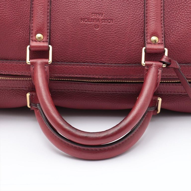 Louis Vuitton Cherry Red Leather Sofia Coppola Speedy 30 Bag