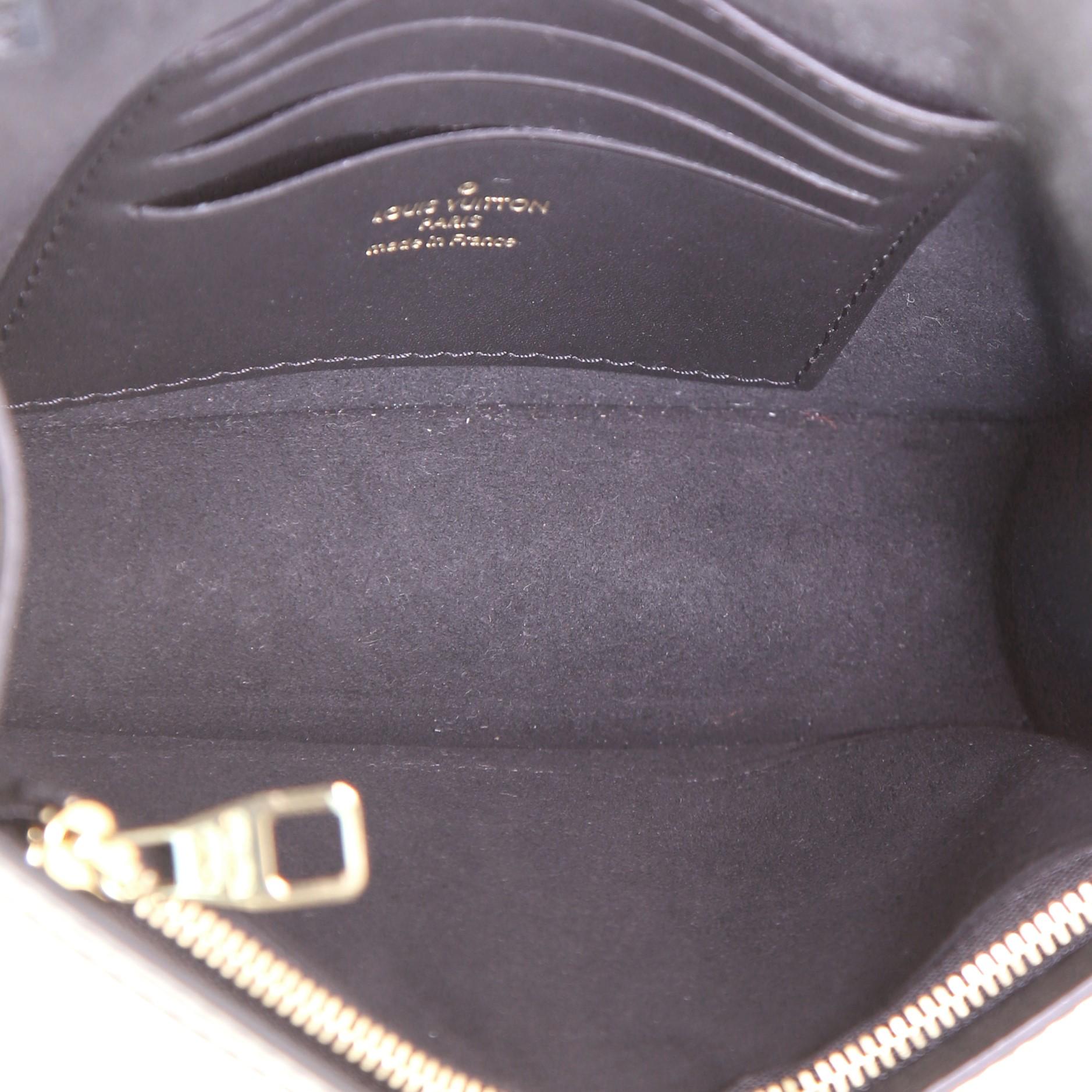 Black Louis Vuitton Dauphine Chain Wallet Limited Edition Since 1854 Monogram J